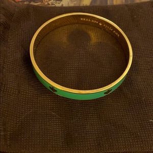 Green and gold Kate Spade bracelet
